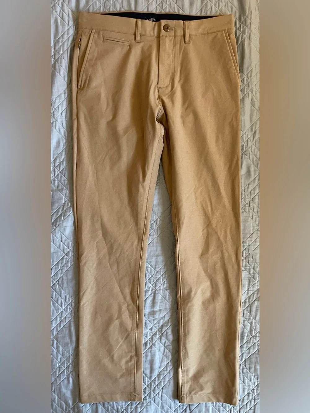 J. CREW 484 Slim-fit tech pant in Savannah‎ Sand Size 29 NWOT $128 CG696